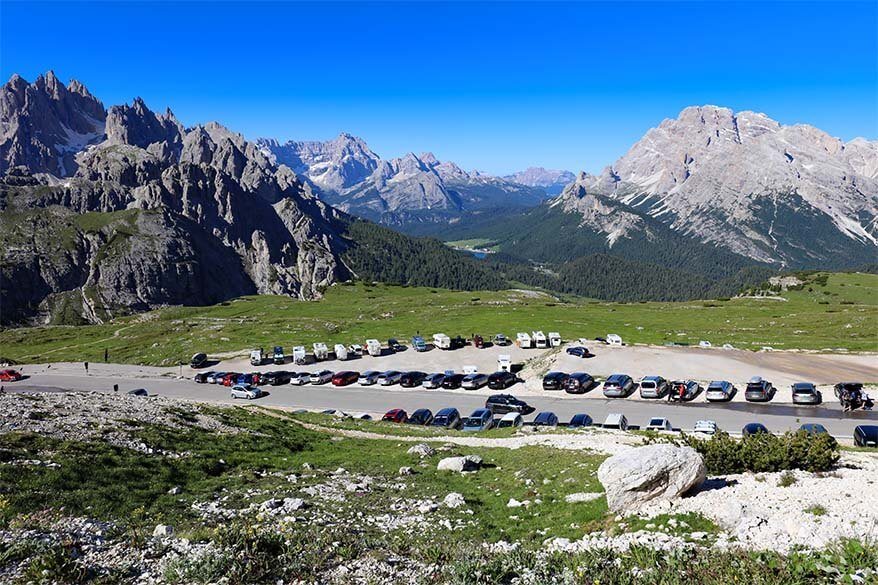 Tre Cime parking