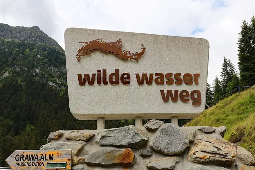 Wild Water Trail in Stubai Valley Austria