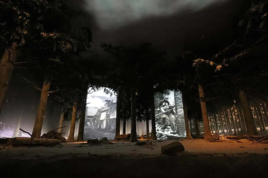 3D stage experience at the Bastogne War Museum