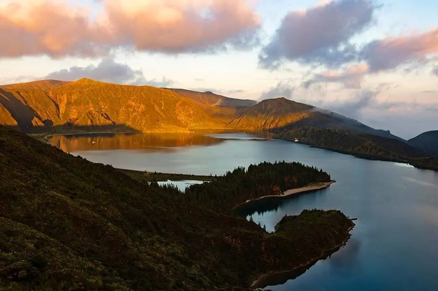 Lagoa do Fogo - one of the most beautiful lakes on Sao Miguel island in the Azores