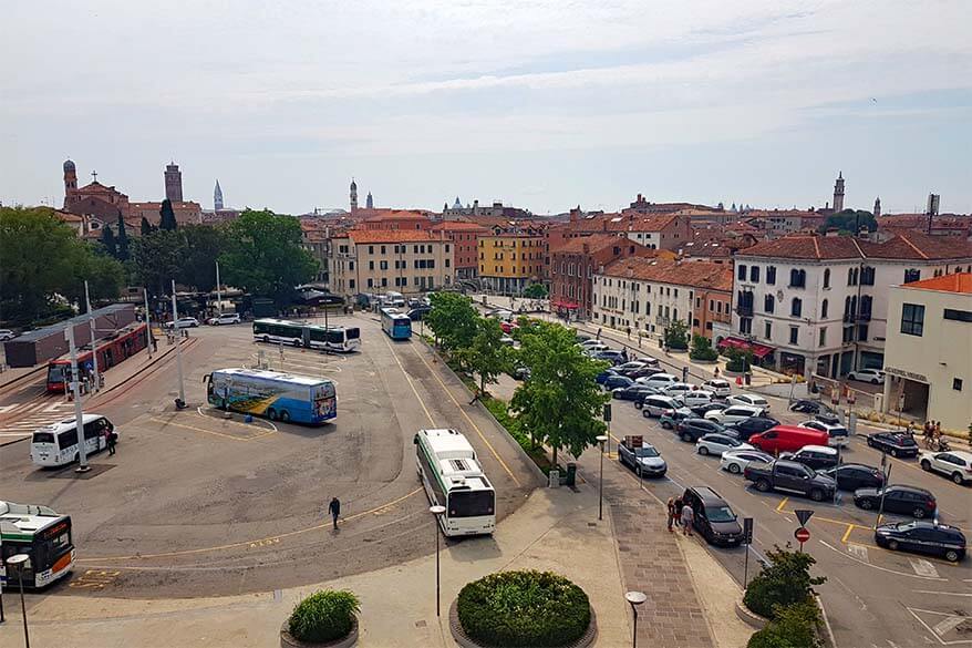 Piazzale Roma in Venice