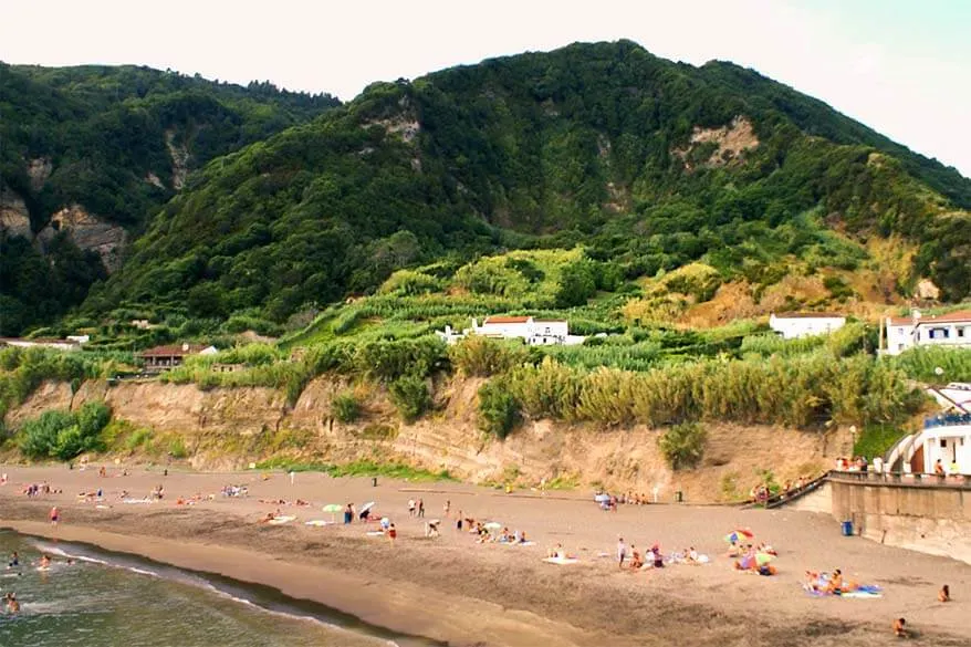 Praia do Fogo in Ribeira Quente in Sao Miguel, the Azores