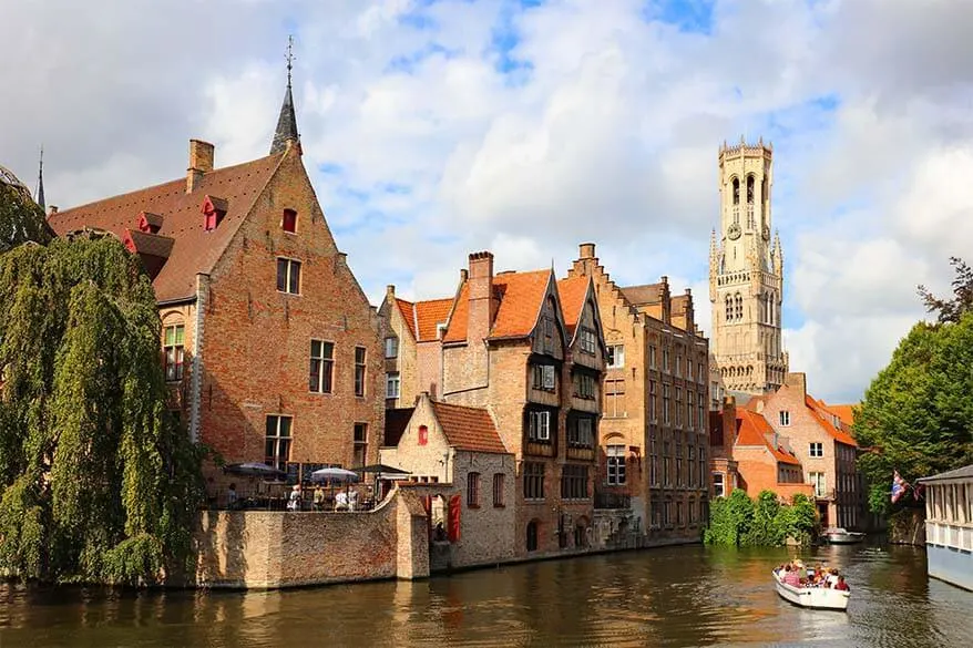 Rozenhoedkaai (Quay of the Rosary) in Bruges