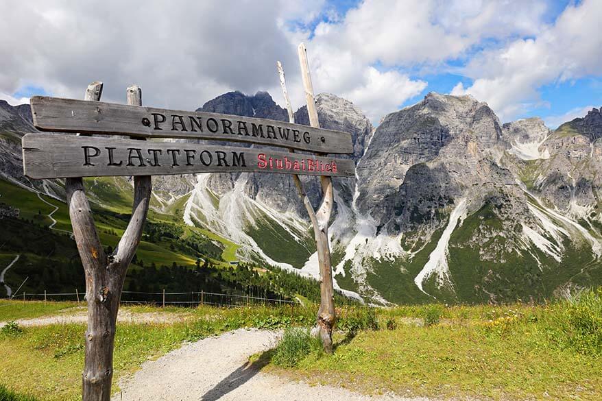 Stubaiblick Panorama Trail