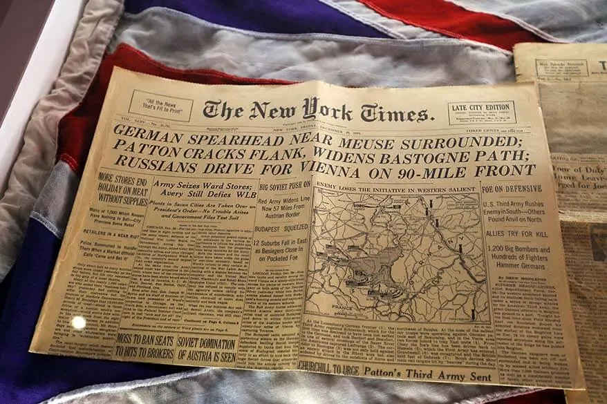 The New York Times 29 December 1944 - Bastogne War Museum