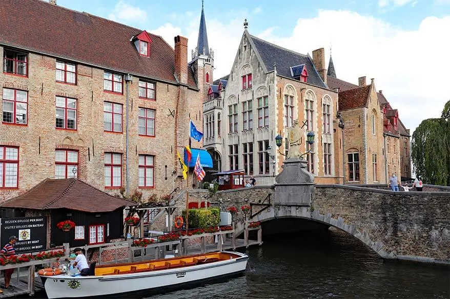 Things to do in Bruges - boat trip on the canals is a must