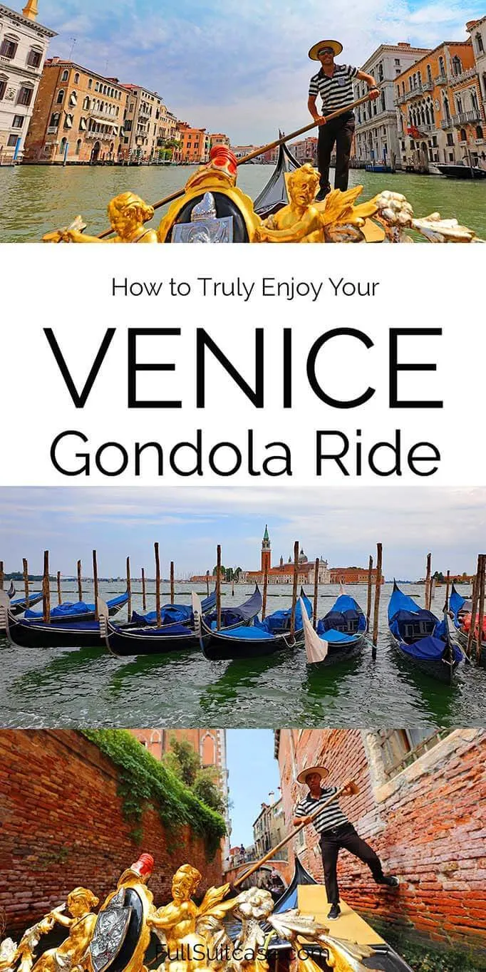 Venetian gondola ride - top tips for a better experience