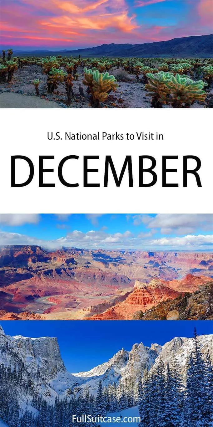 American National Parks in December