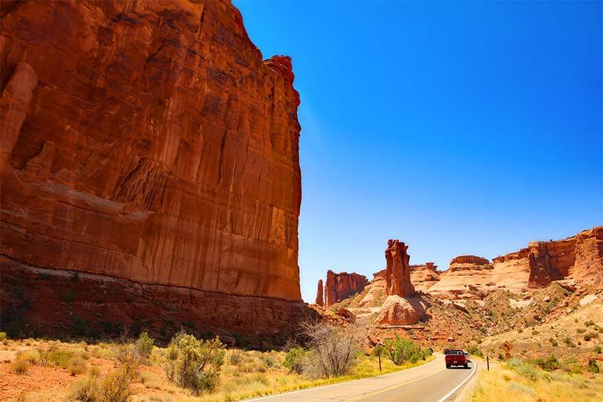 Arches Scenic Road