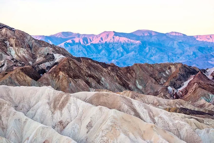 Death Valley in winter