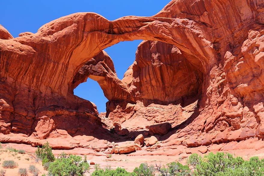 Double Arch in Arches National Park