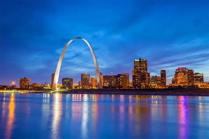 Gateway Arch National Park in St Louis