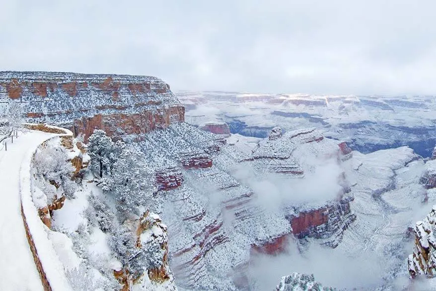 Grand Canyon in winter