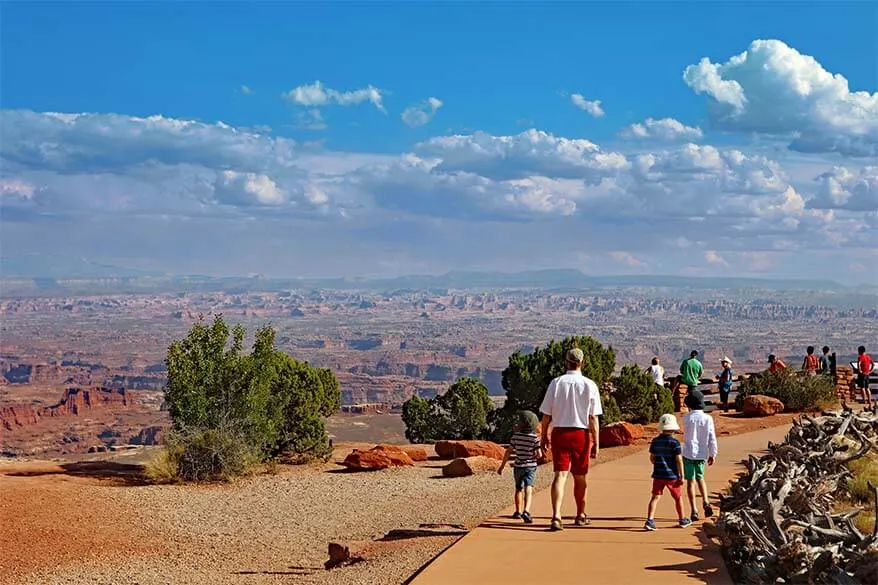 Grand View Point accessible trail in Canyonlands National Park