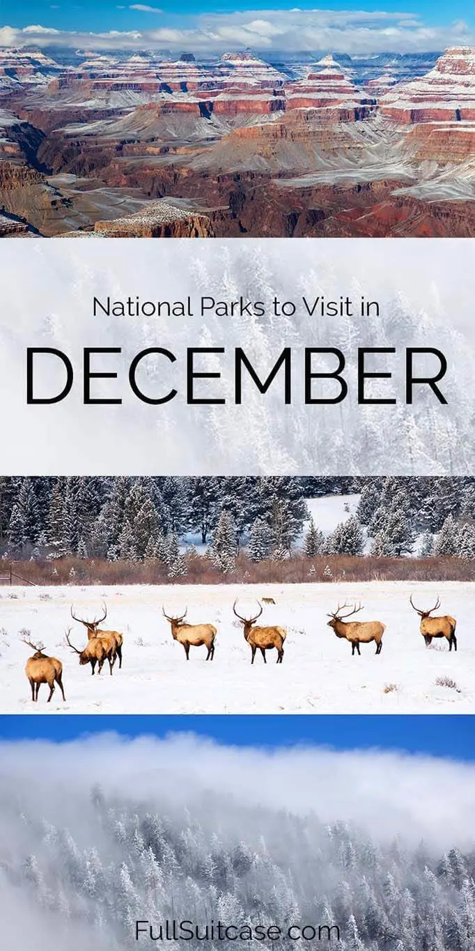 National Park winter getaways in December