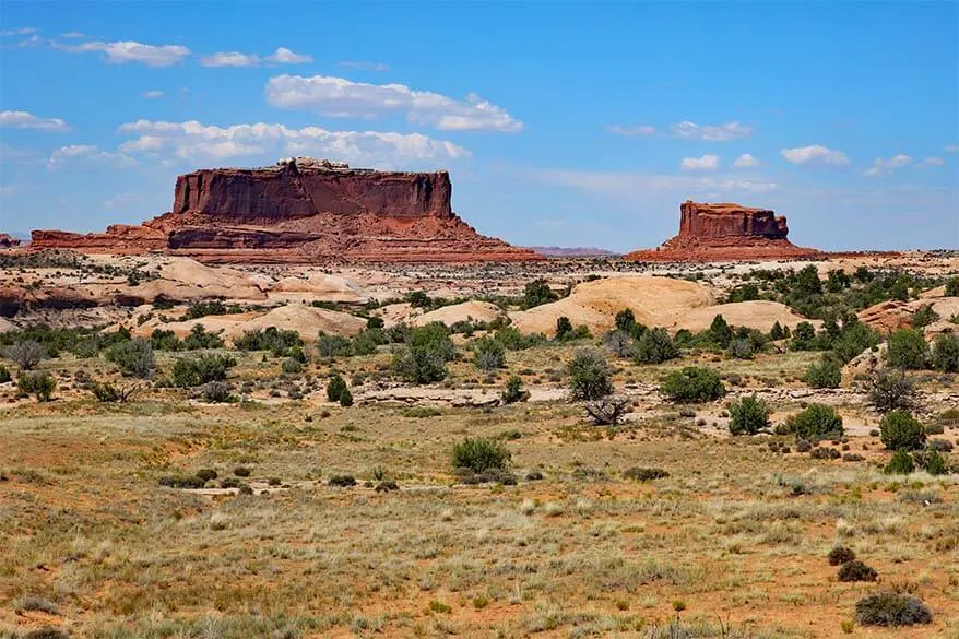 On the road from Arches to Canyonlands