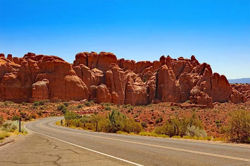 Arches Scenic Road