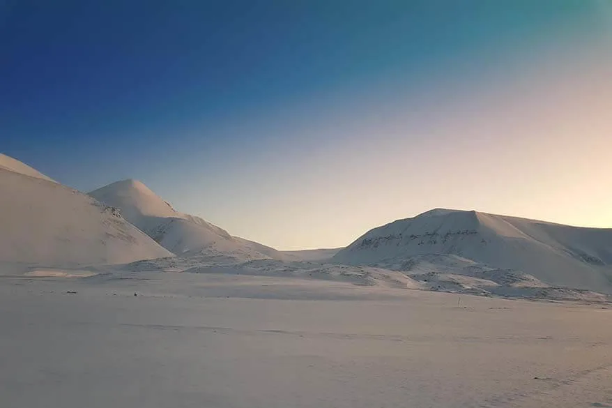 Spitsbergen in February