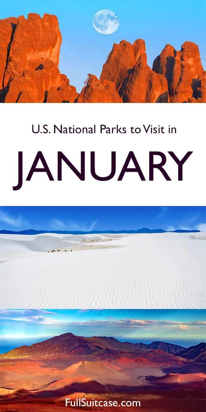 US National Parks to visit in January