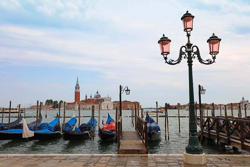 Laguna Wenecka widziana z Riva degli Schiavoni