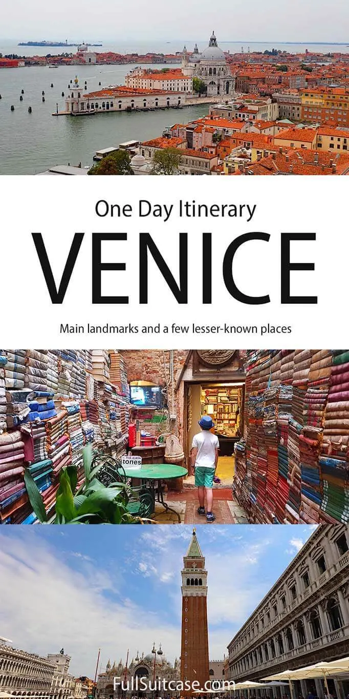 Venice itinerary for one day