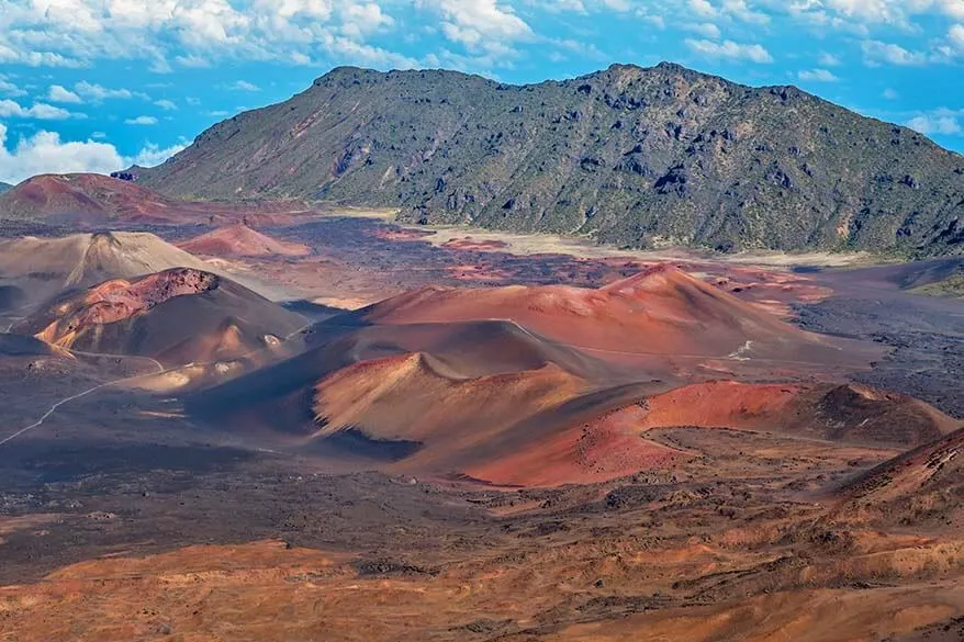 Volcanic Landscape of Haleakala National Park in Maui Hawaii