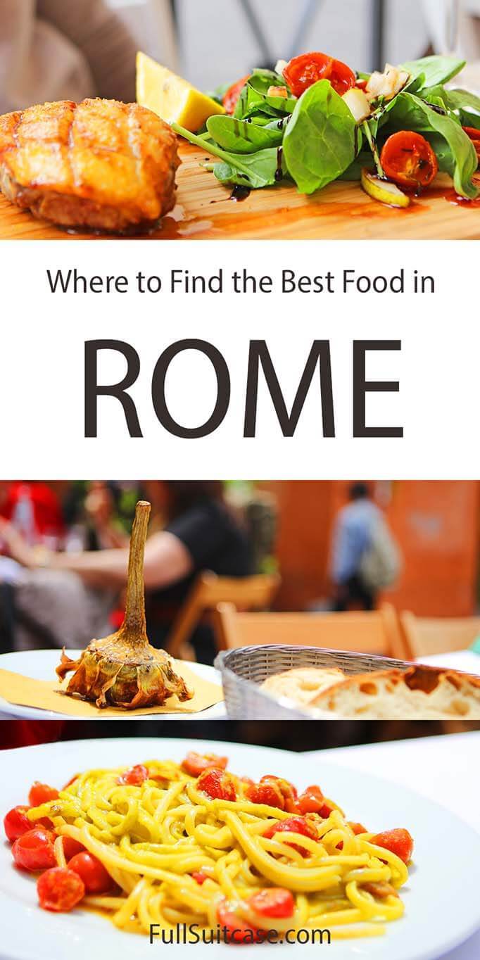 Where to eat in Rome Italy
