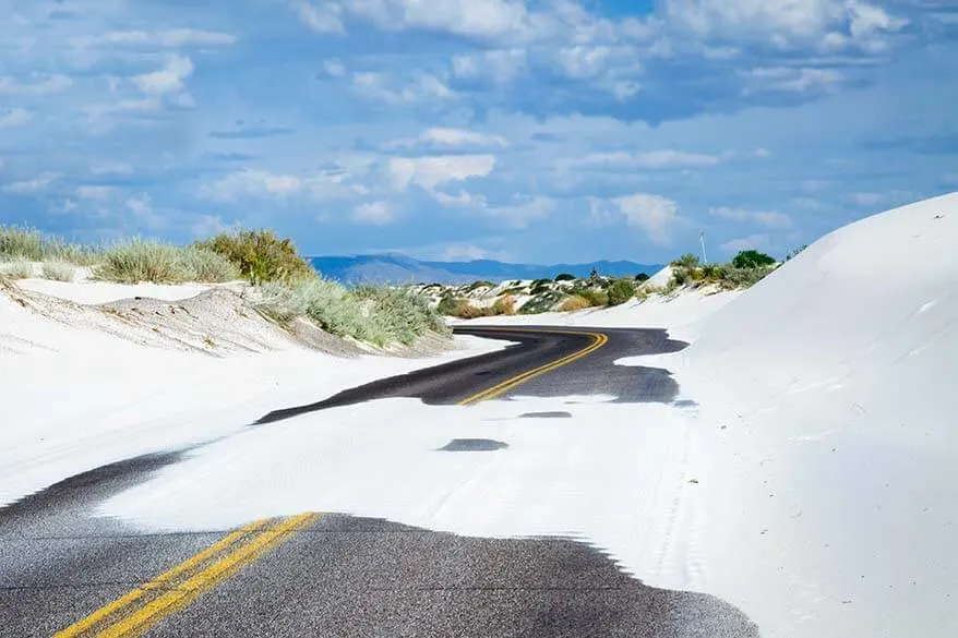 White Sands National Park Scenic Road
