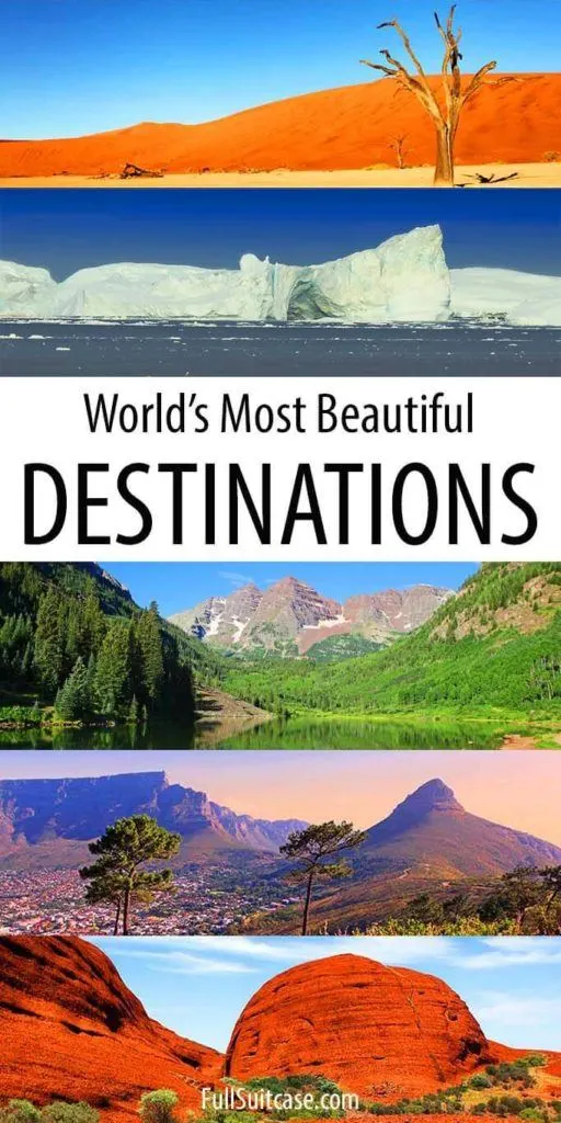 Amazing destinations worldwide - our favorite places to travel