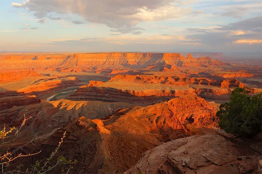 Dead Horse Point at Sunset