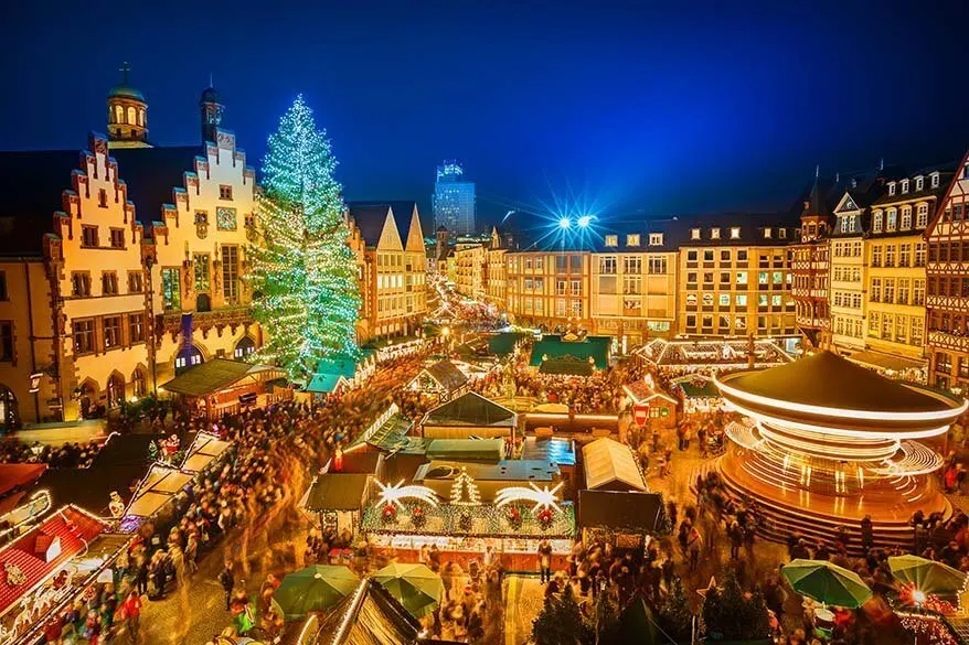 Mercado navideño de Frankfurt en Alemania