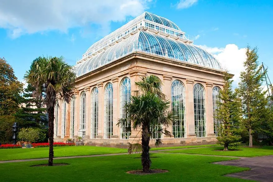 Glasshouse in Royal Botanic Garden Edinburgh