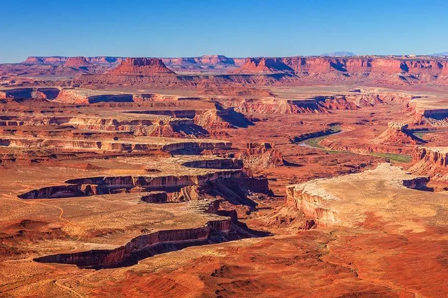 Green River Overlook - one of the best viewpoints in Canyonlands National Park