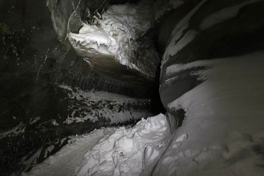 Ice cave in Svalbard