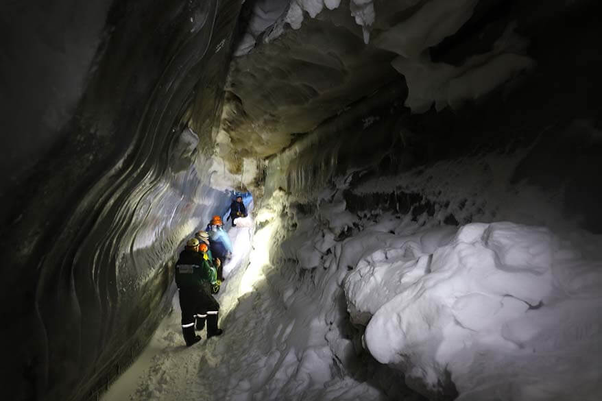 Ice caves Svalbard