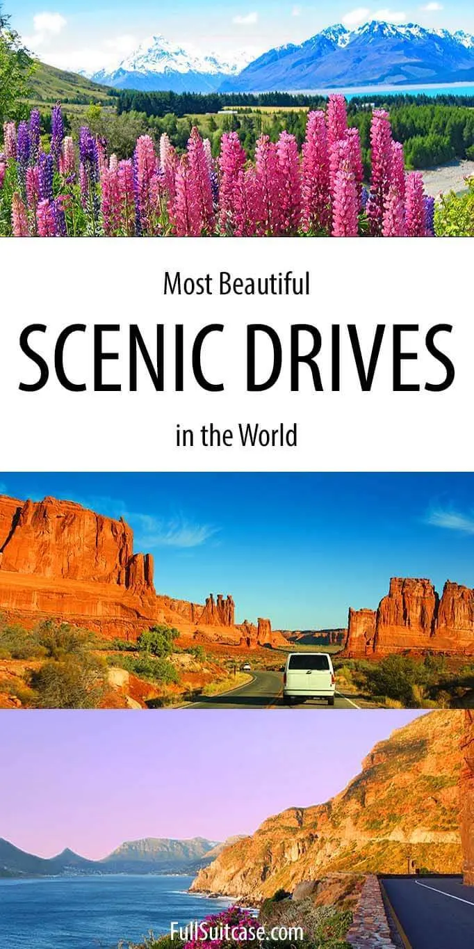 Most beautiful scenic drives and road trips from all over the world