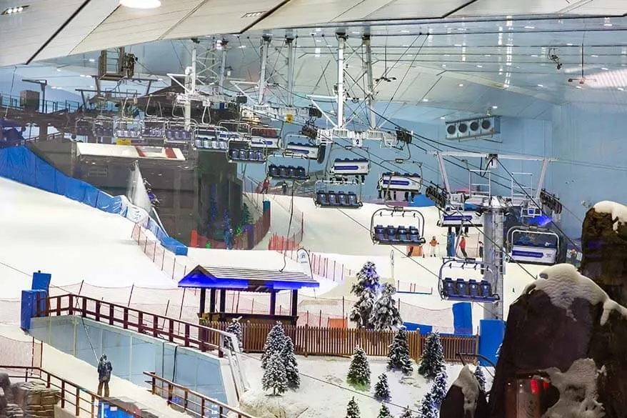 Ski Dubai in Mall of the Emirates