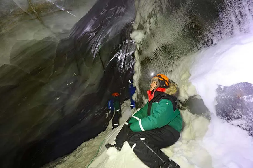 Svalbard ice caves