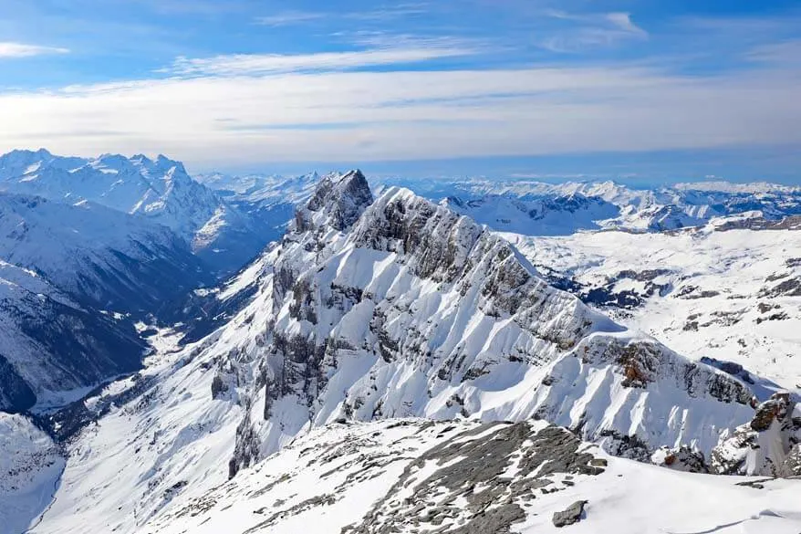 Alpes suizos en febrero