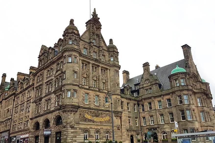 The Scotsman Hotel in Edinburgh