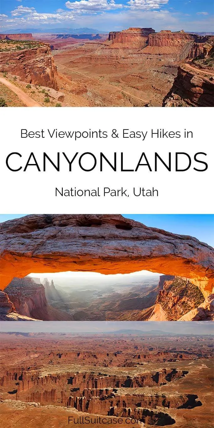 Easy hikes in canyonlands national outlet park