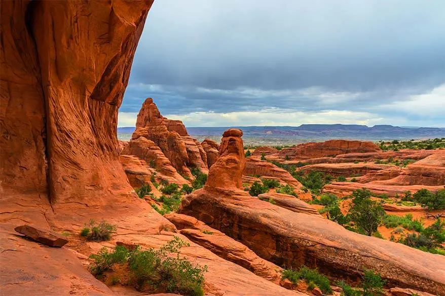 Tower Arch in the lesser visited part of Arches National Park