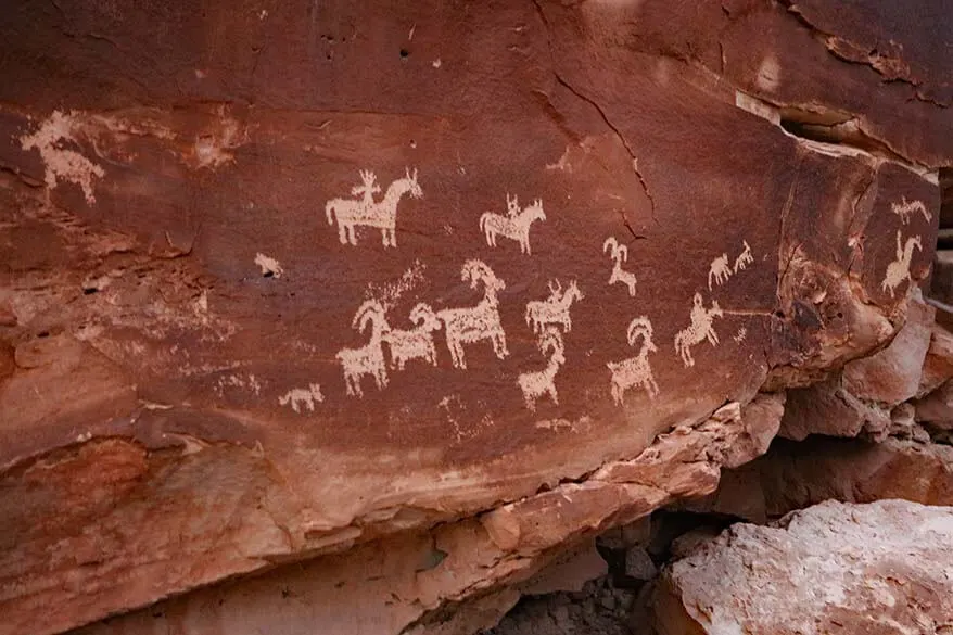 Ute Rock Art at Wolfe Ranch in Arches NP