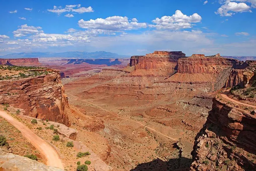 Viewpoint at Island in the Sky Visitor Center in Canyonlands