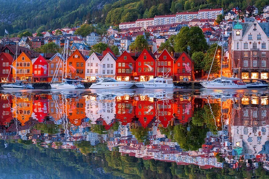 Bergen city in Norway