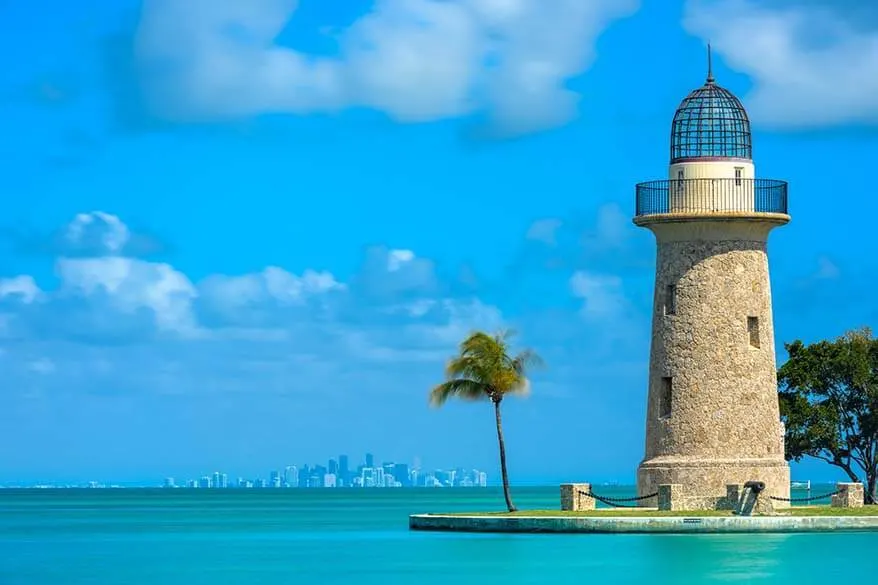Boca Chita Lighthouse in Biscayne National Park Florida