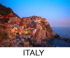 Favorite destination Italy