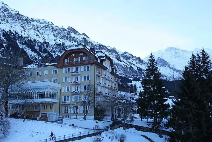 Historic hotel Regina in Wengen Switzerland