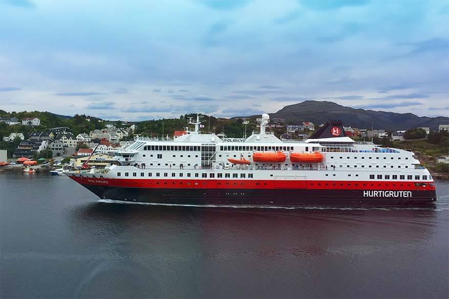 Hurtigruten cruise ship in Norway