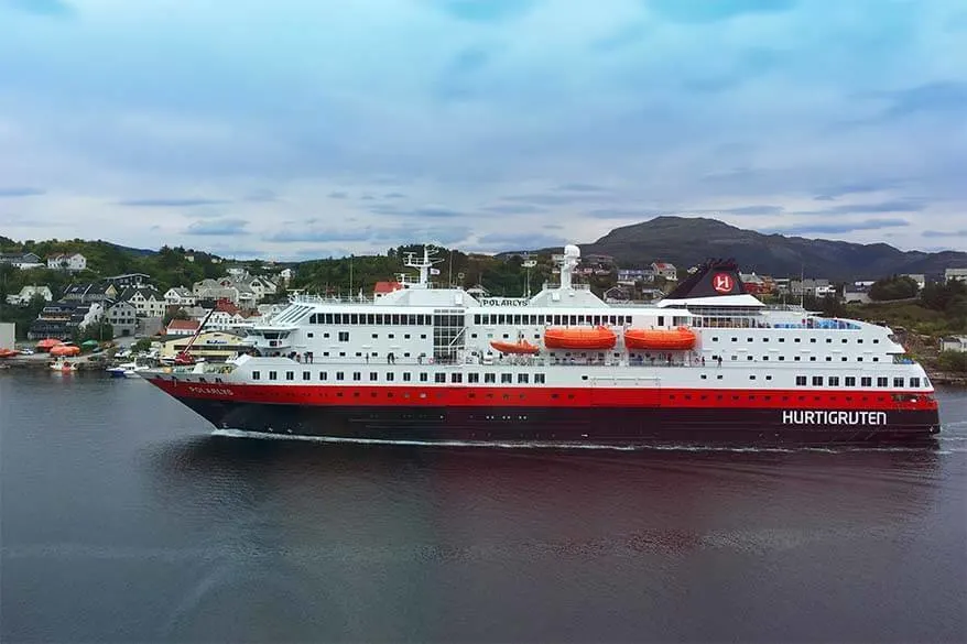 Hurtigruten cruise ship in Norway